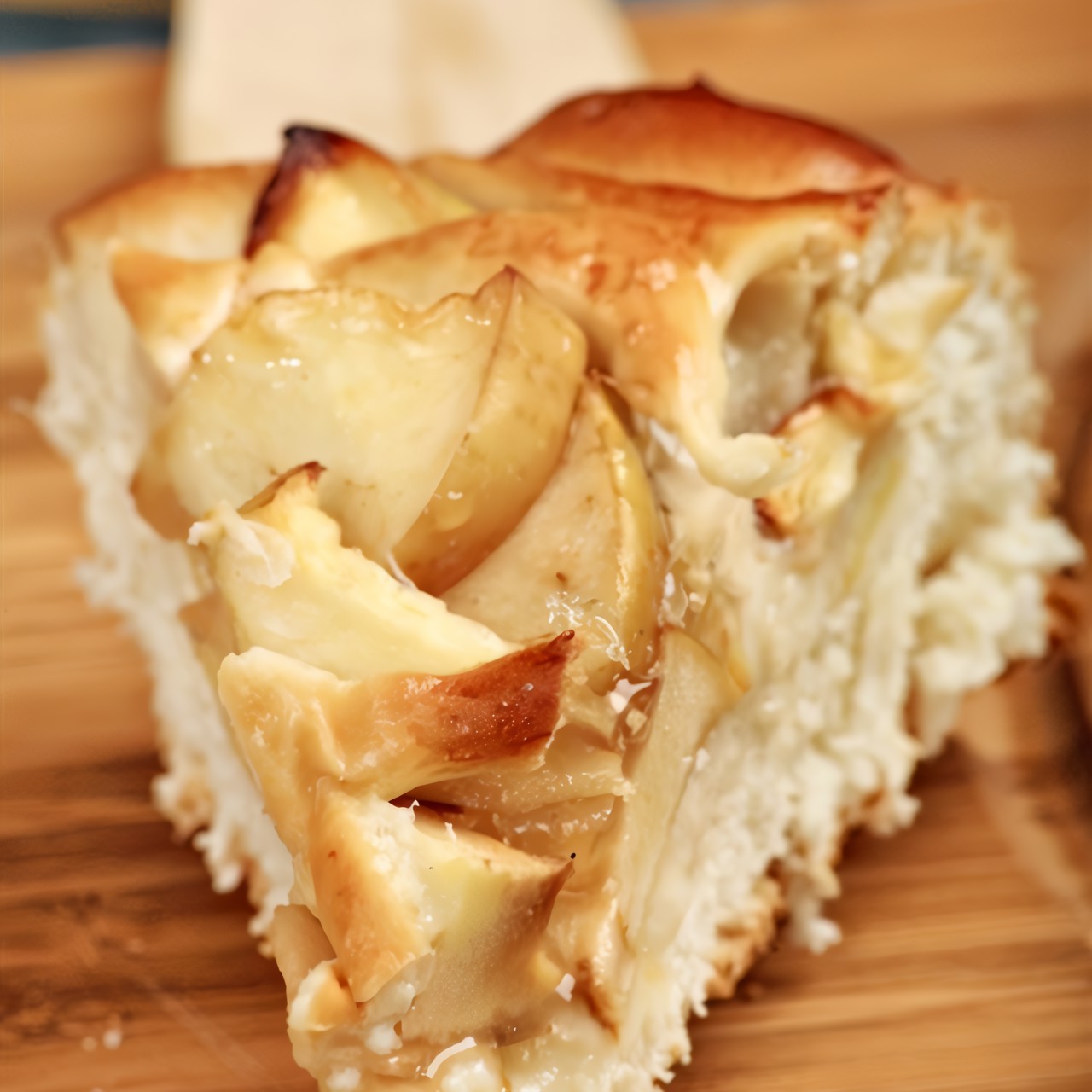 Простой пирог с яблоками