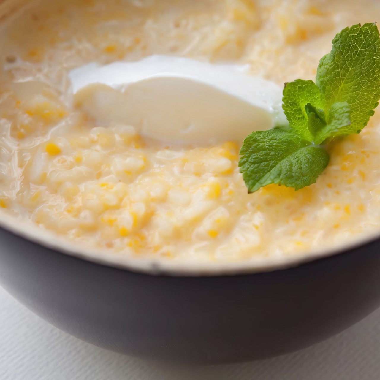 Рисовая каша с тыквой и маскарпоне