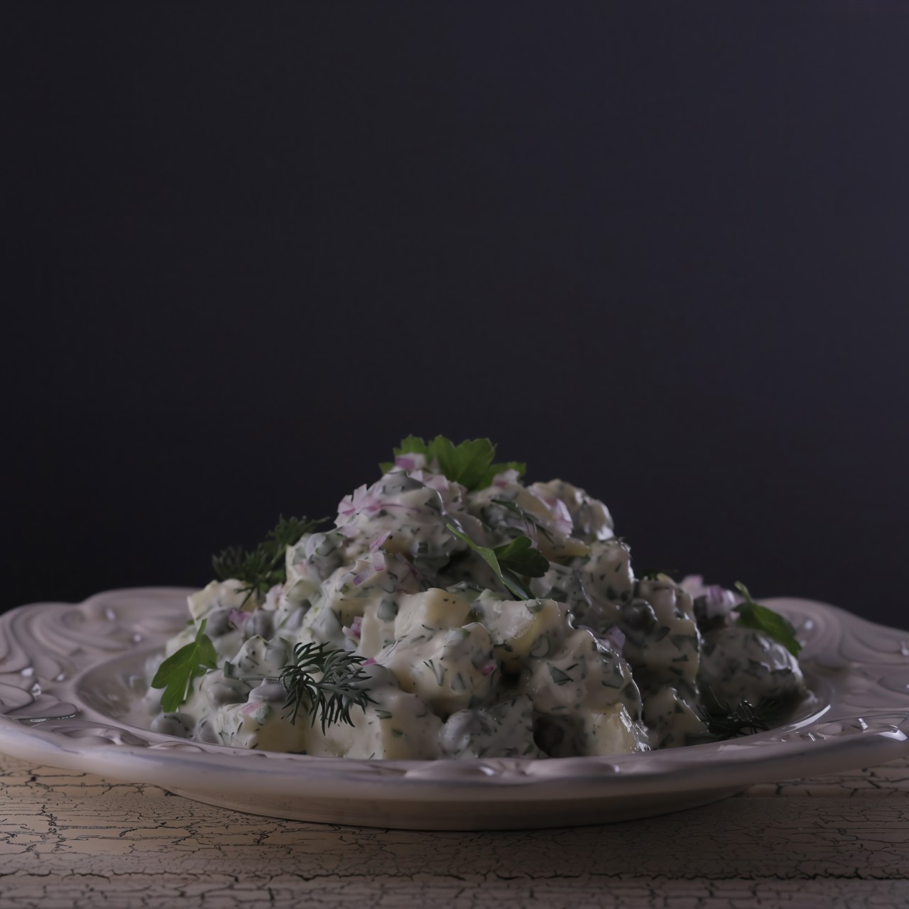 Рождественский картофельный салат