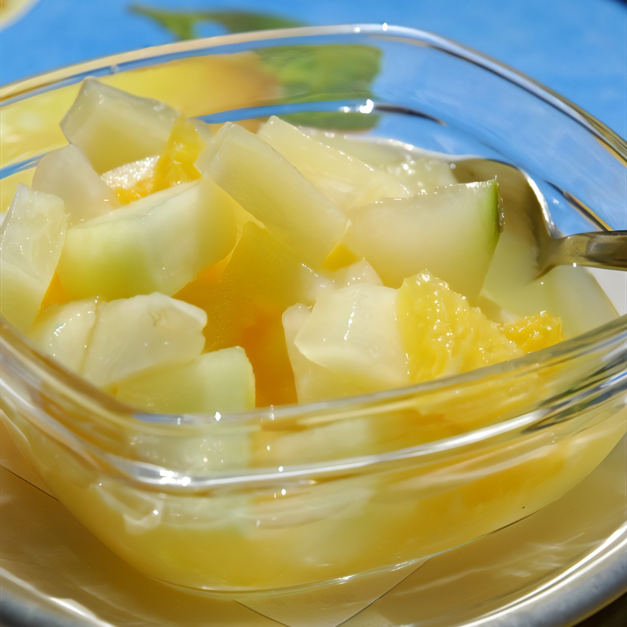 Салат из яблок с ананасами