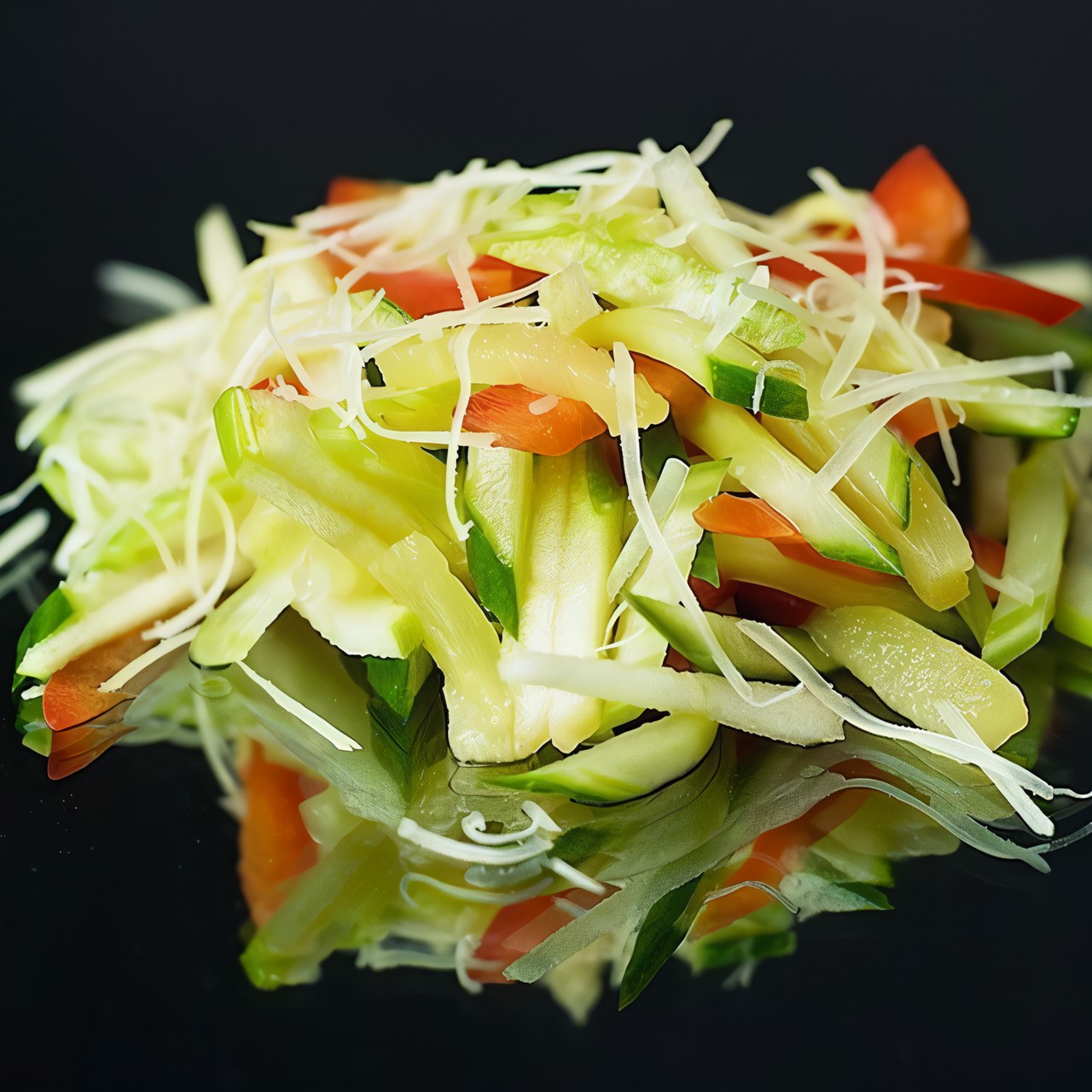 Салат с сельдереем и ананасом