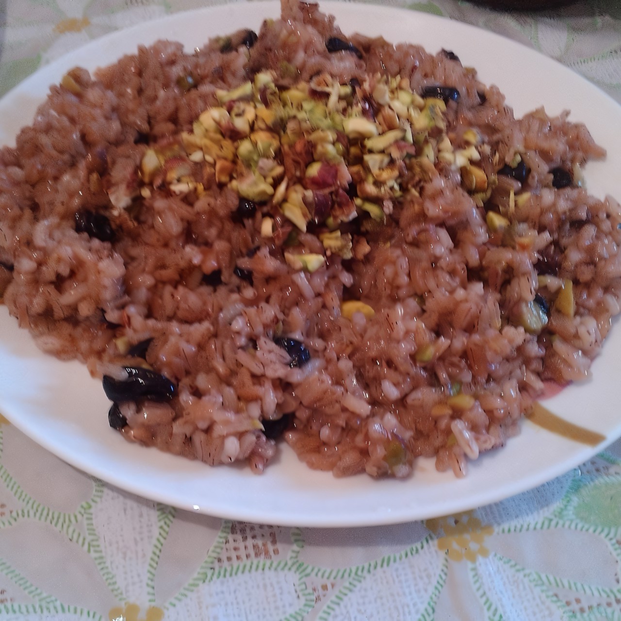 Шафрановый рис с фисташками (Митха кесари бхат)