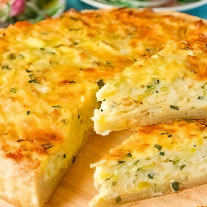 Сырный пирог «Четыре сыра»