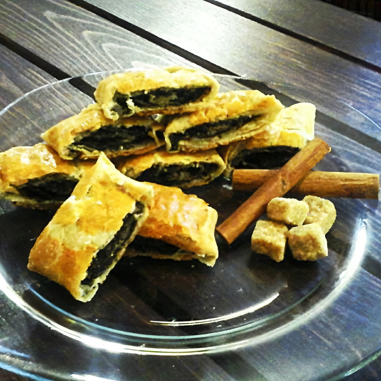 Слоеный рулет с маковой начинкой