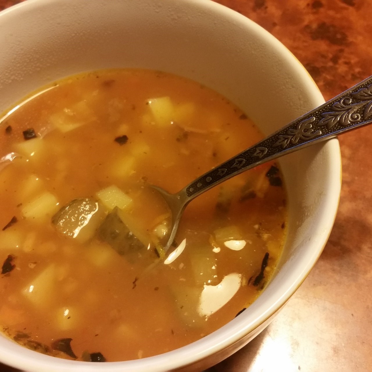Солянка с тушенкой
