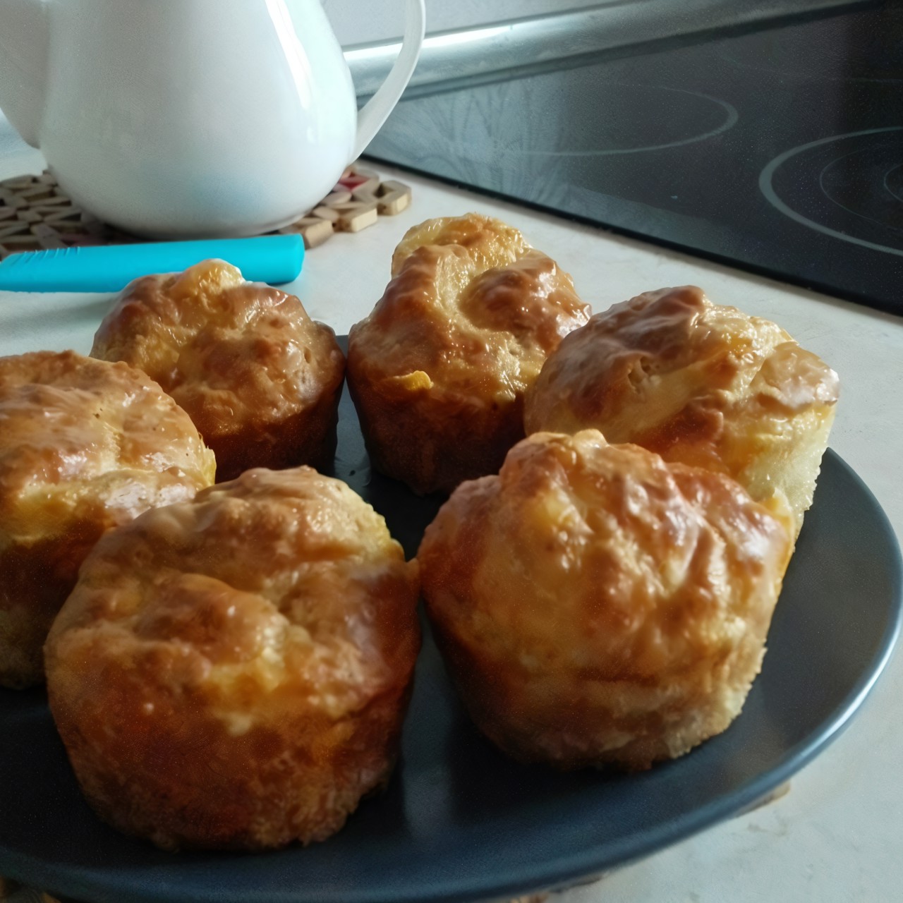 Сырные кексы на скорую руку