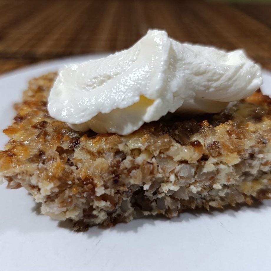 Запеканка творожно-гречневая