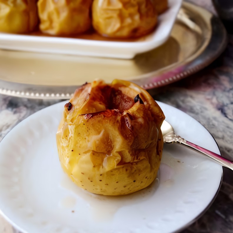 Запеченные яблоки с корицей и медом