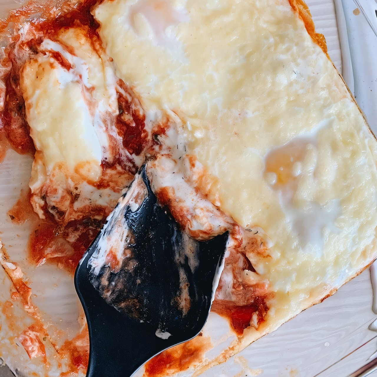 Запеченные яйца с сыром, томатами и базиликом