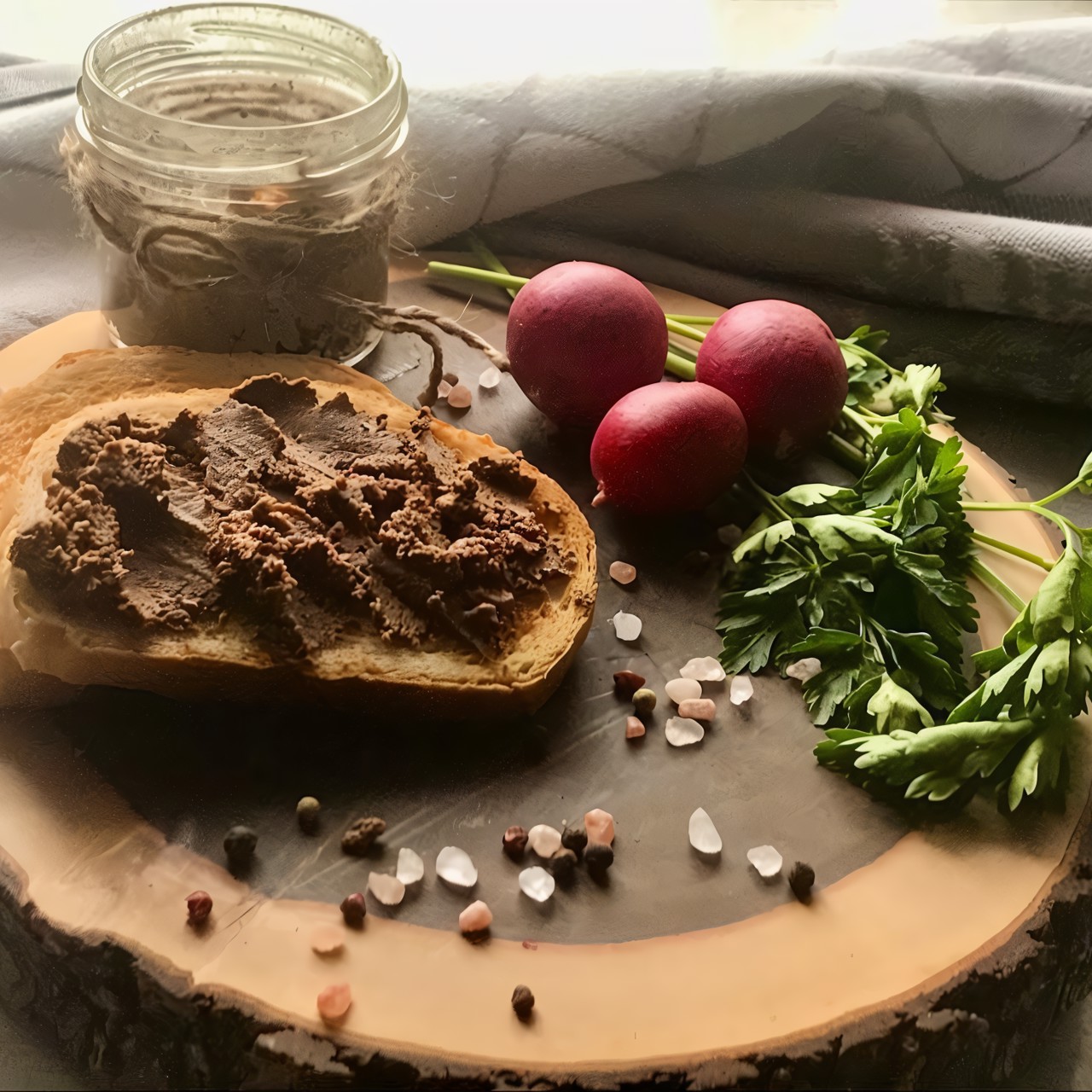Запеченный паштет из печени индейки