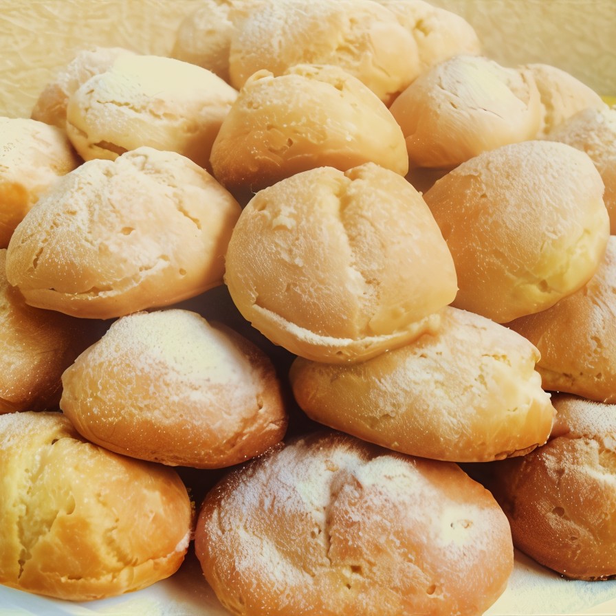 Заварные булочки с кремом