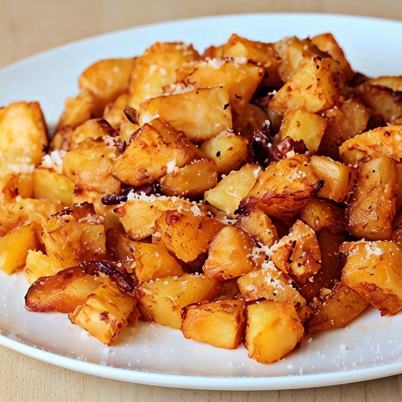Жареный картофель с пармезаном