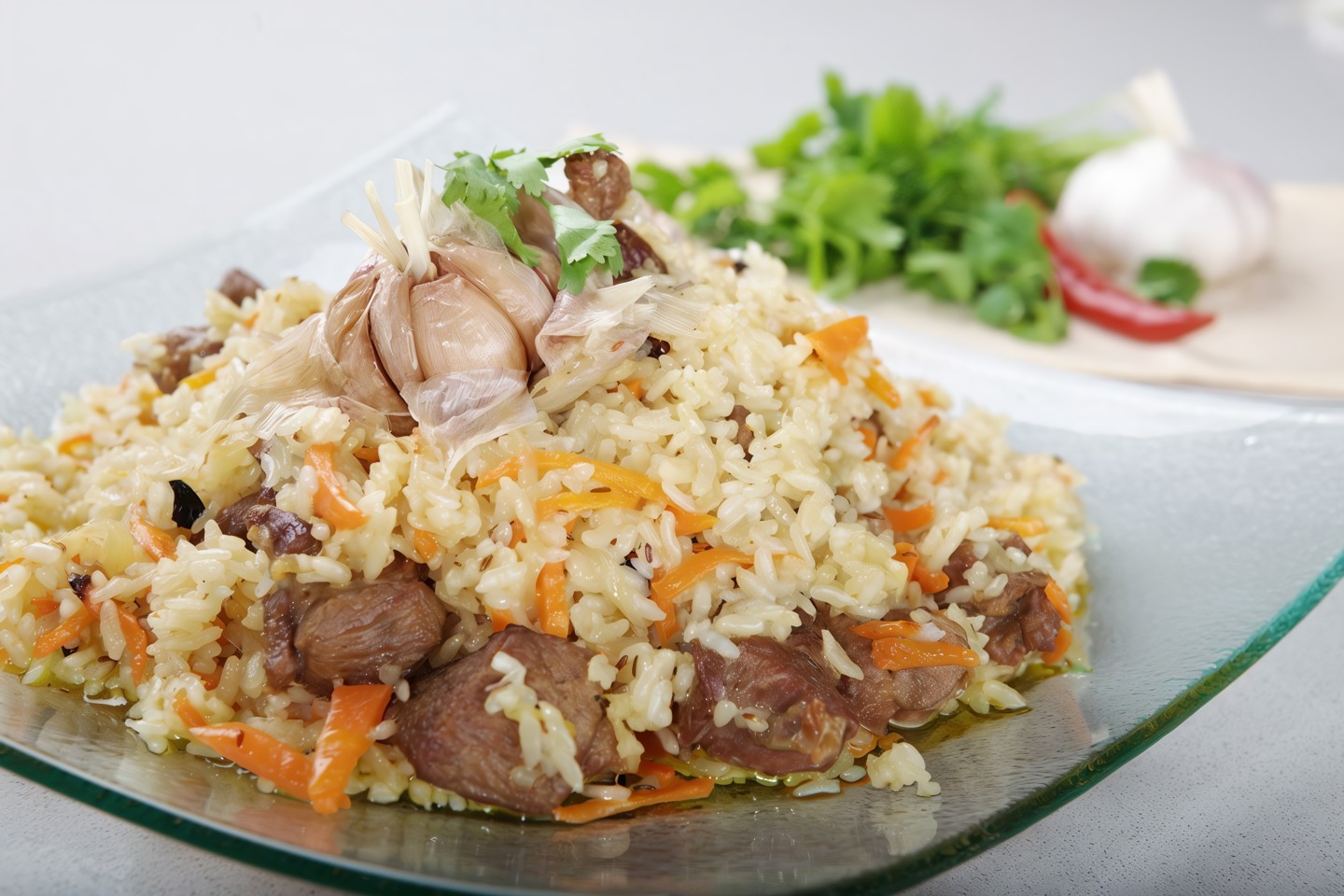 Ароматный плов из баранины