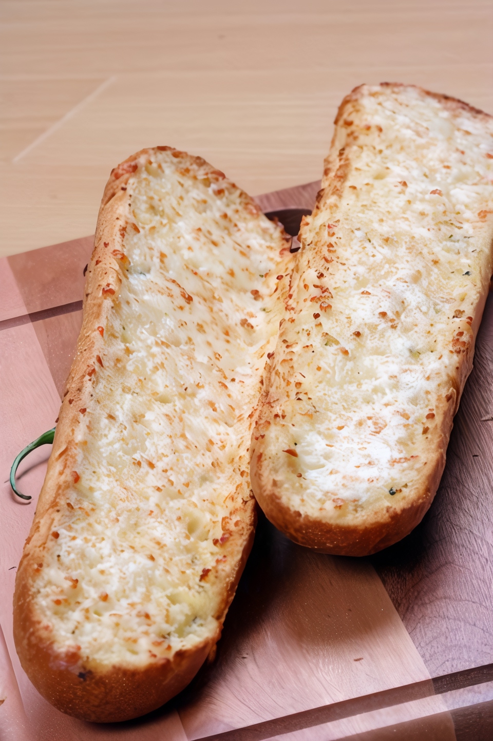 Чесночный хлеб со сливочным маслом