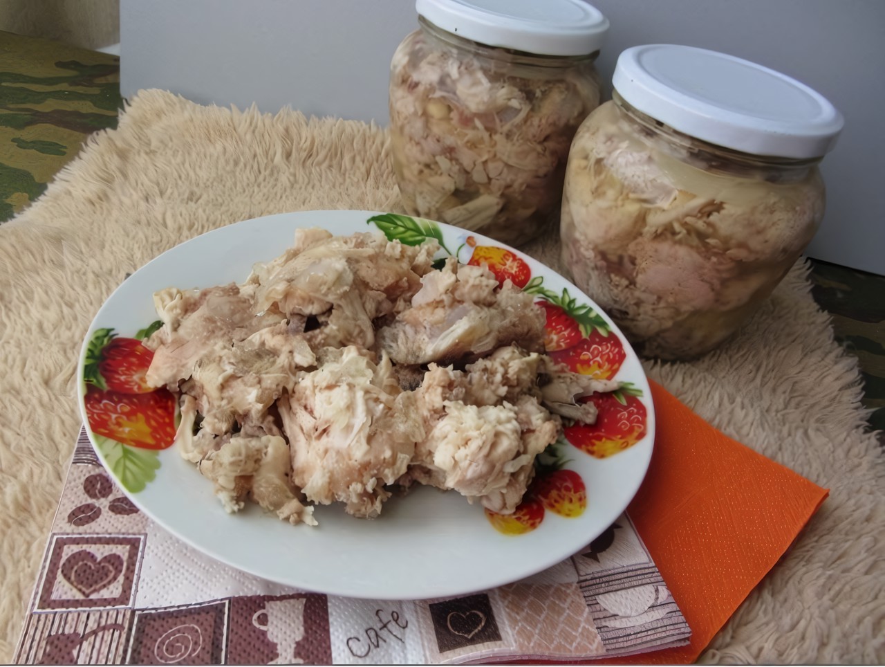 Домашняя тушенка из курицы