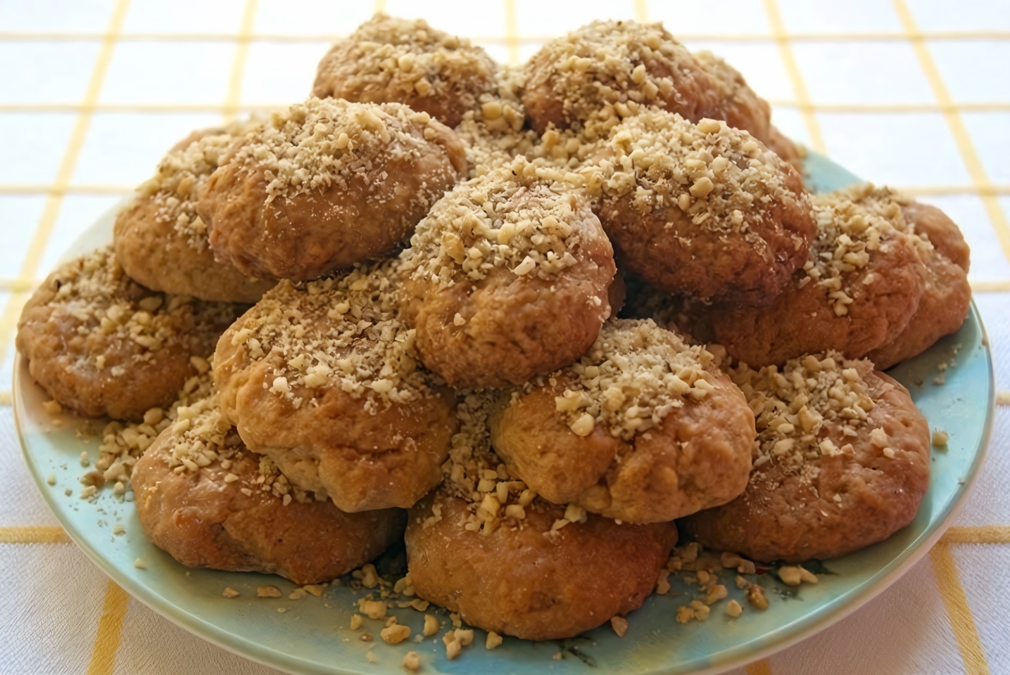 Греческое печенье с орехами