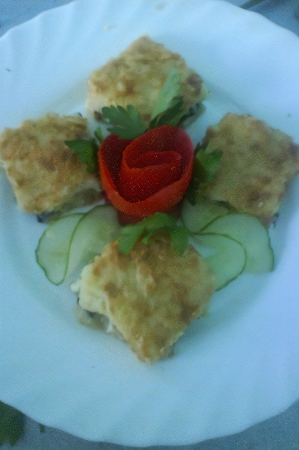 Картофельная запеканка с овощами