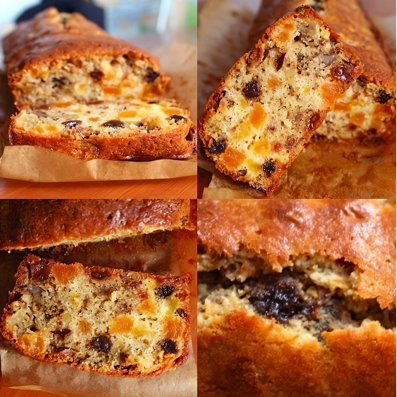 Кекс с сухофруктами и орехами (Cupcake with dried fruit and nuts)
