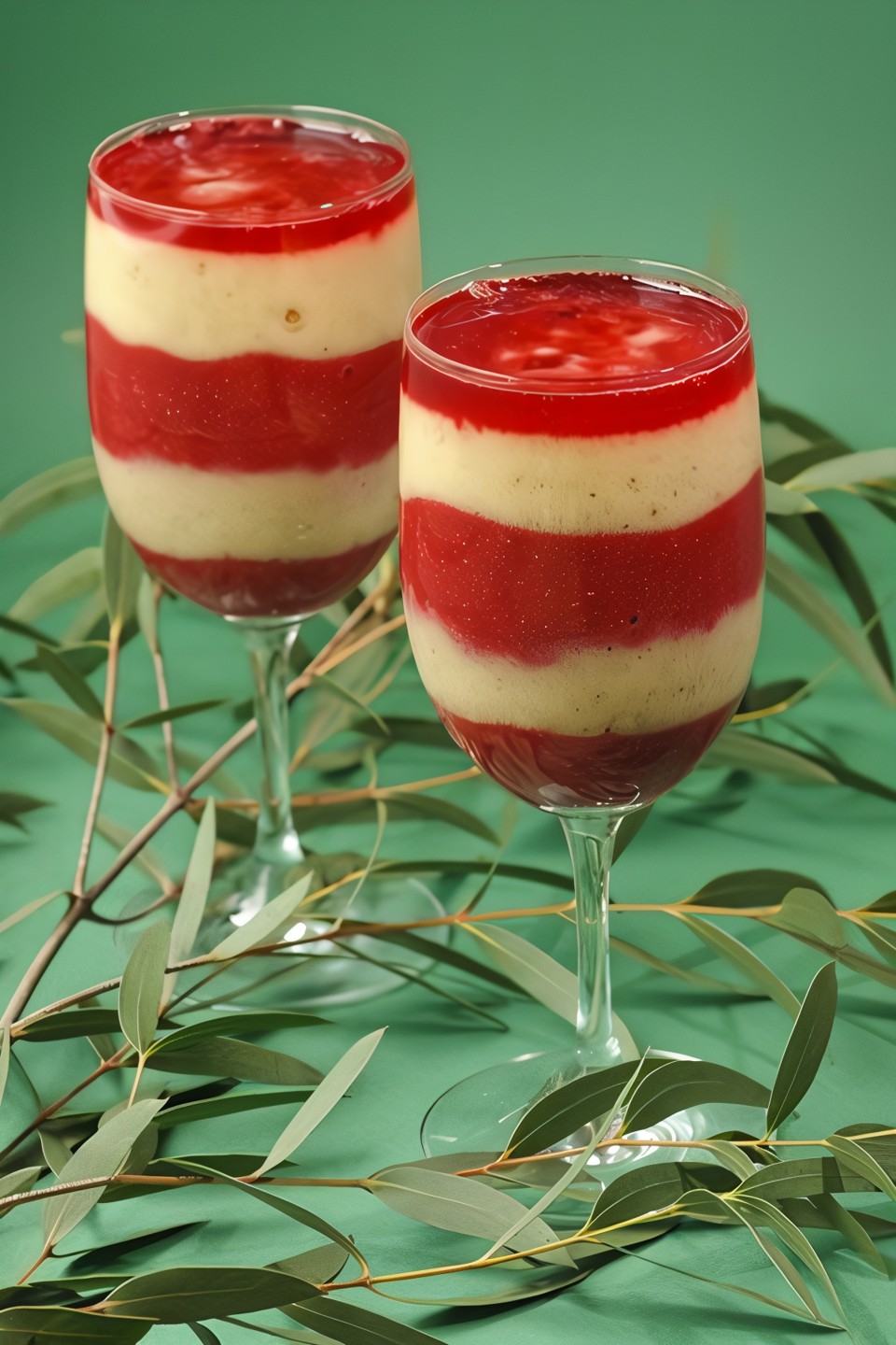 Клубничное парфе с тапиокой