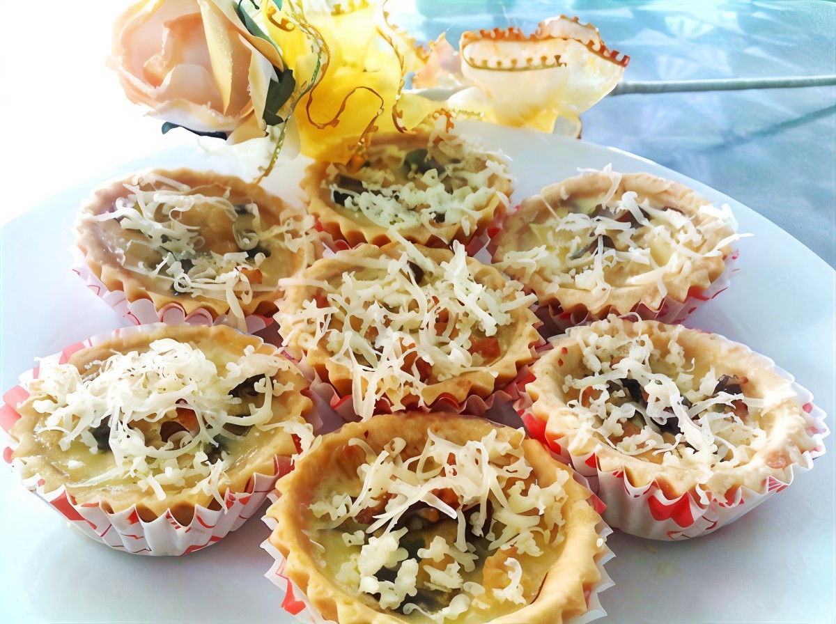 Корзиночки с курицей и прованскими травами