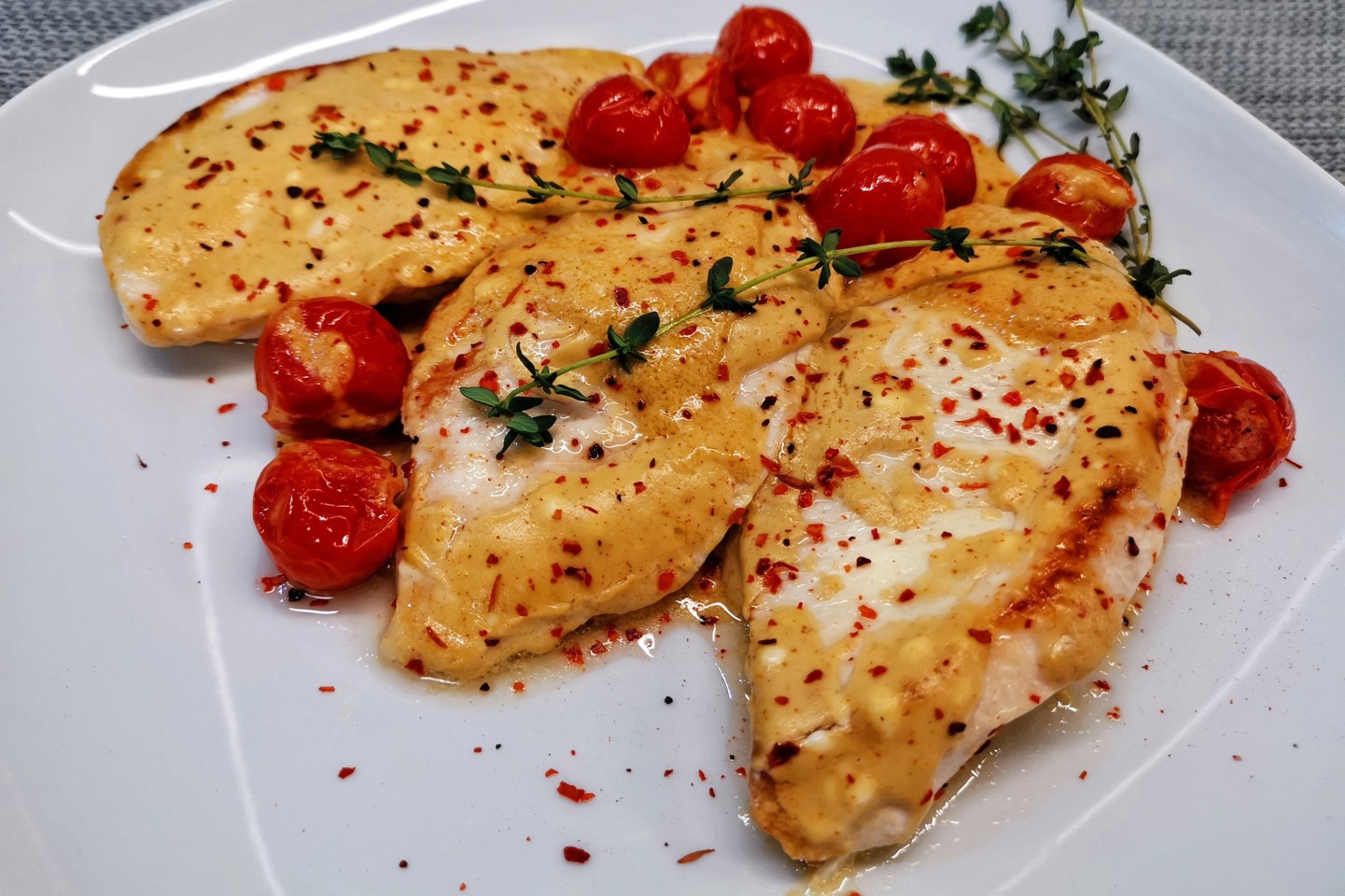 Куриная грудка в нежном соусе