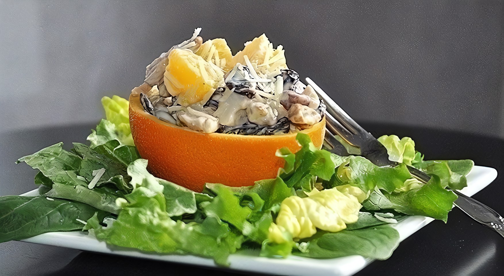 Куриный салат с апельсином