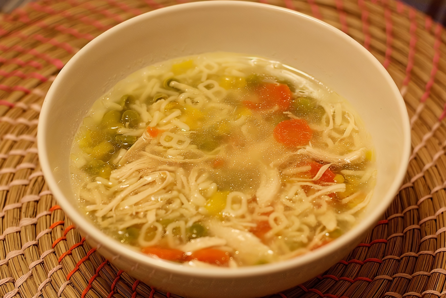 Куриный суп с овощами