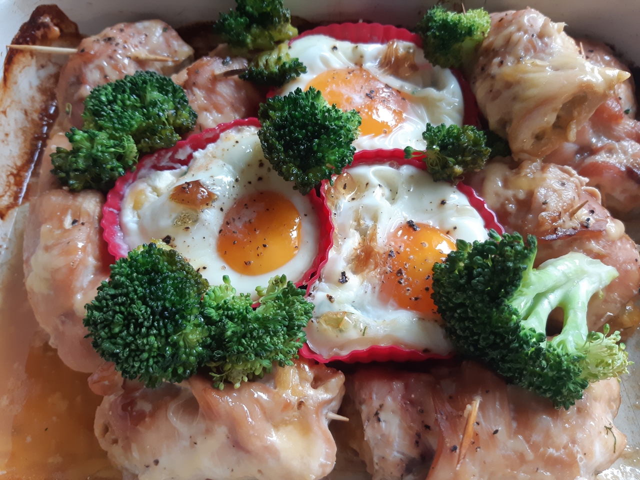 Куриные рулеты с сыром