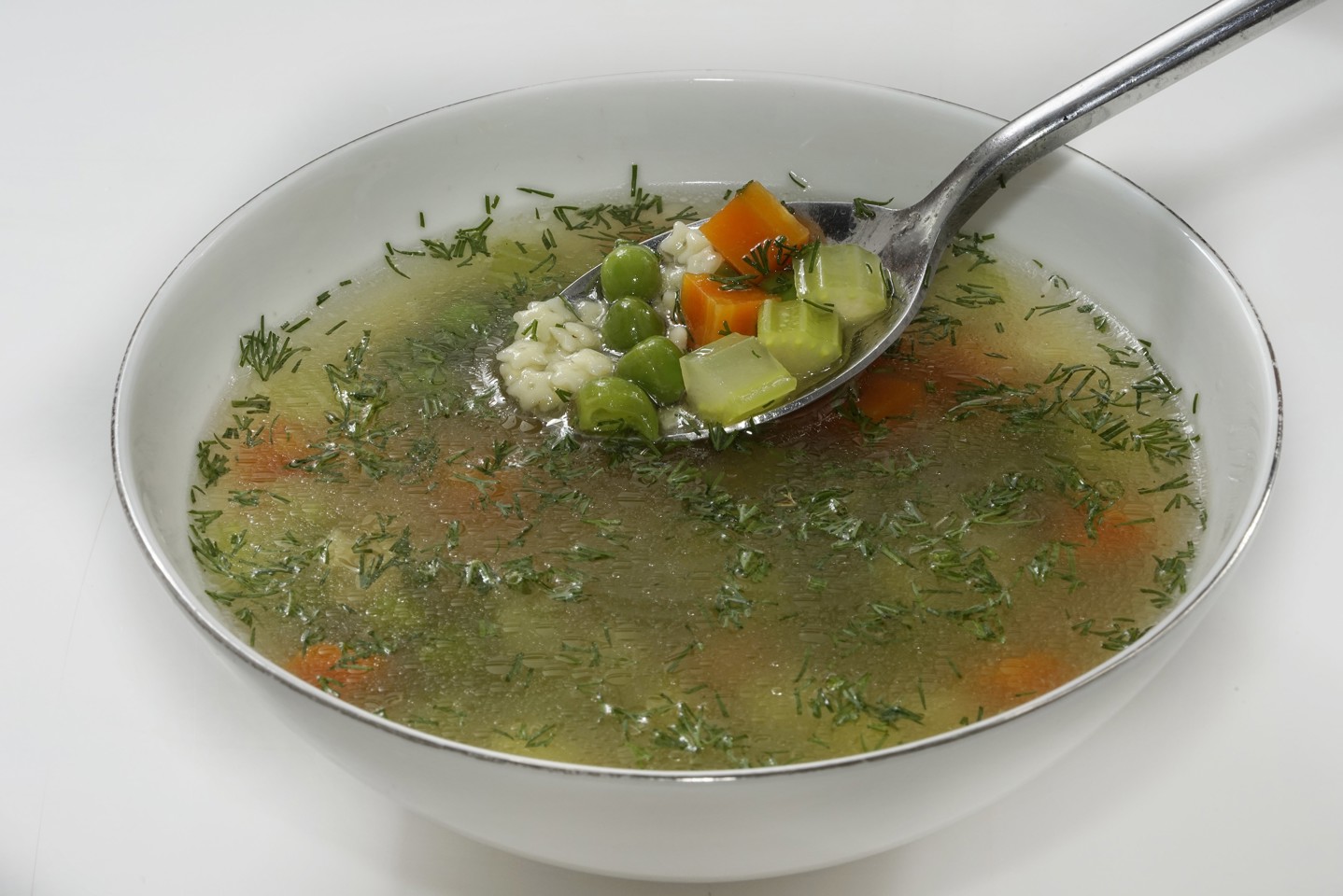 Легкий и быстрый куриный суп