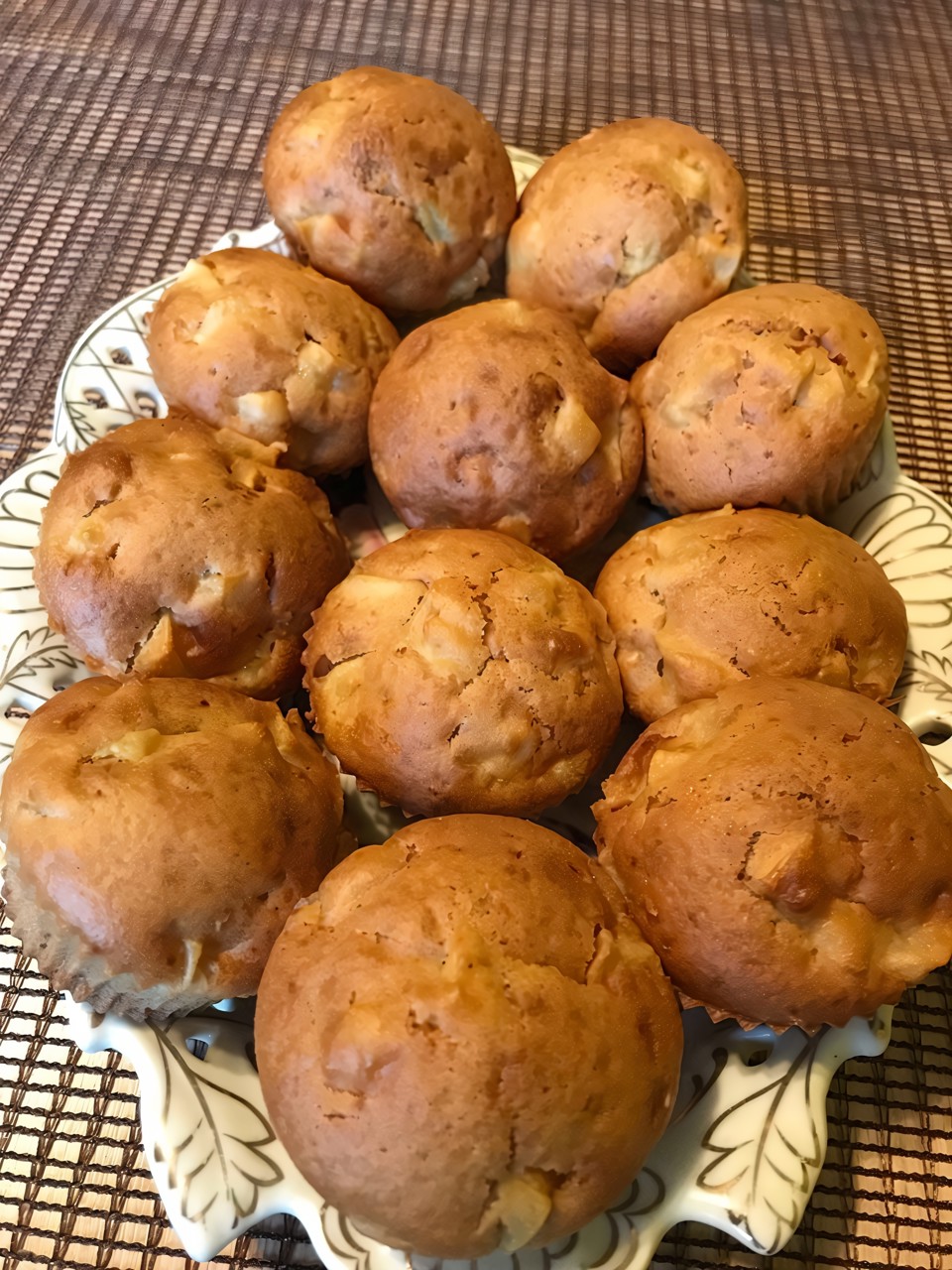 Маффины с яблоками