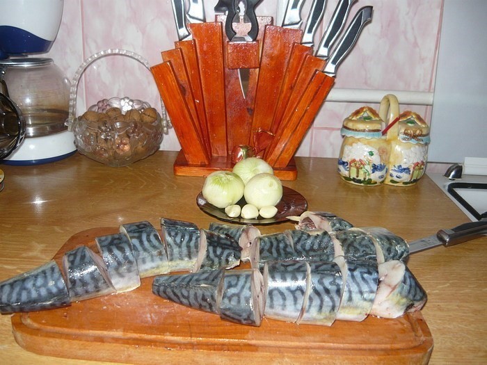 Маринованная скумбрия