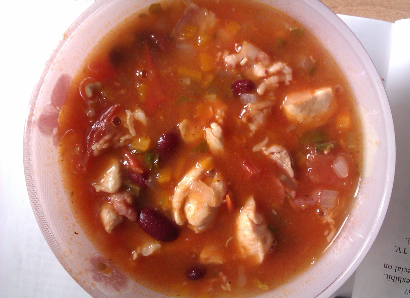 Минестроне с куриной грудкой