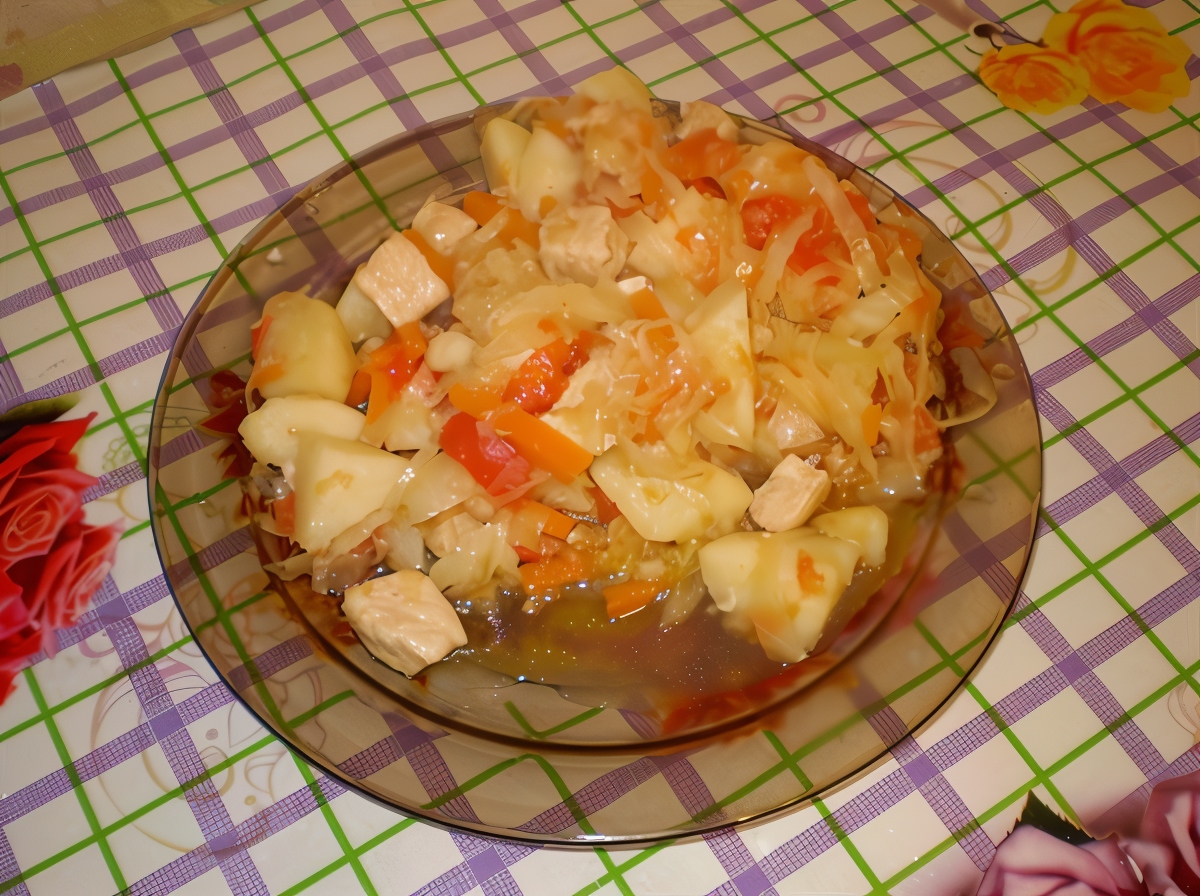 Мясное рагу со свининой
