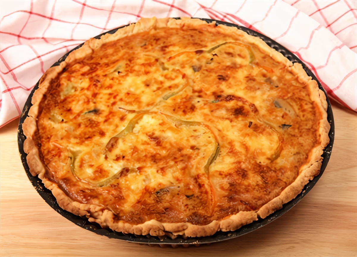 Мясной пирог с хреном в микроволновой печи