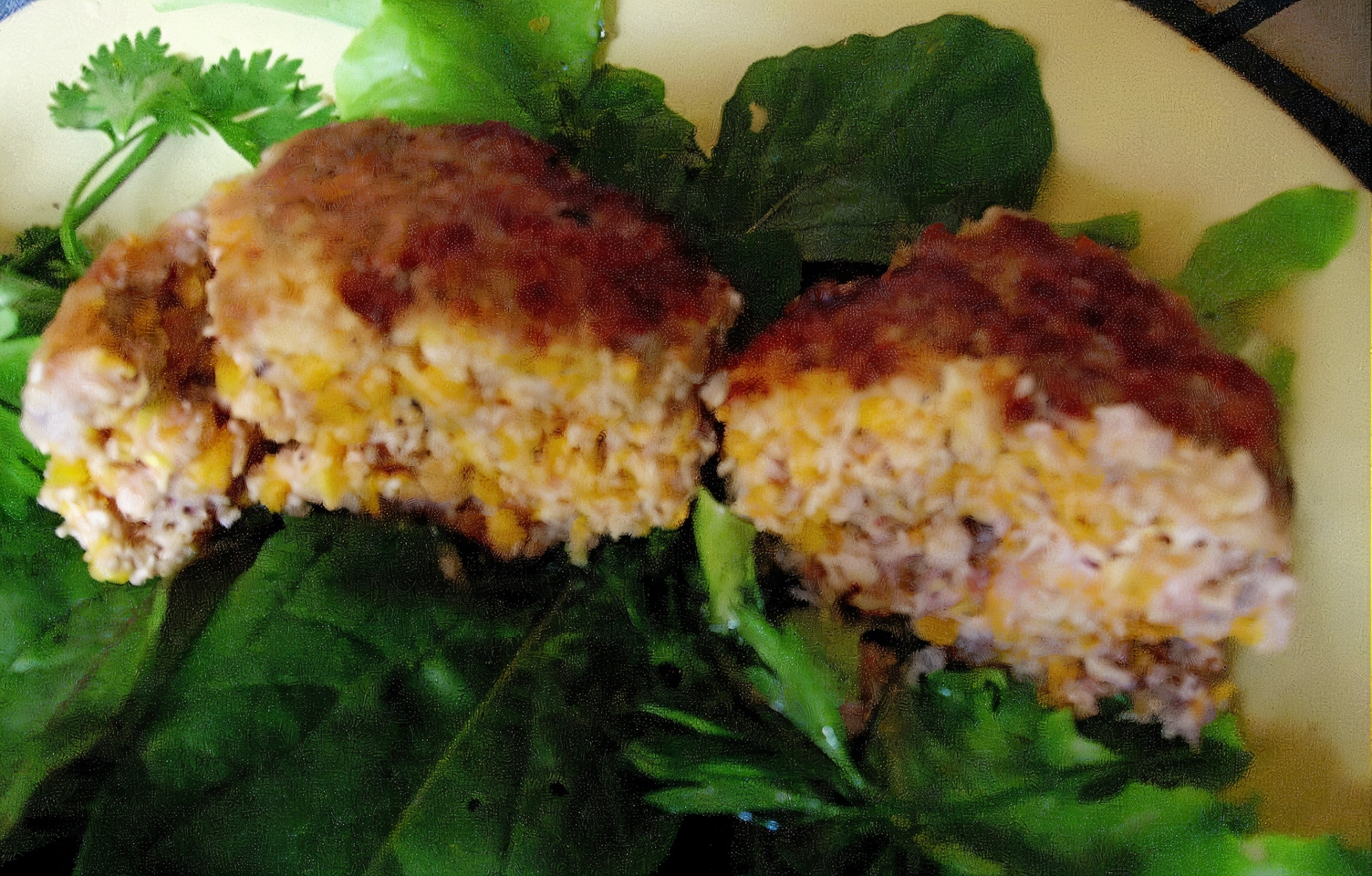 Мясные котлеты с тыквой