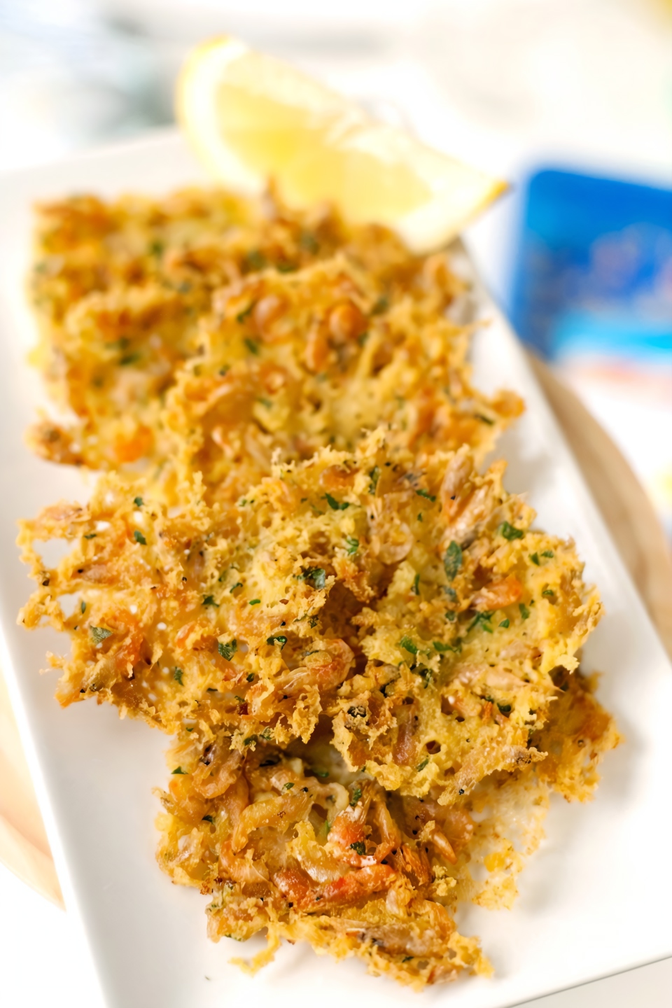 Оладьи из креветок (Tortillitas de camarones)