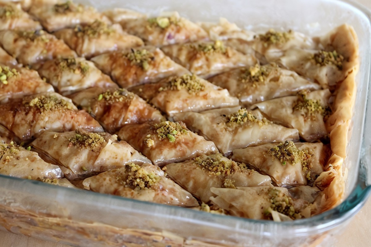 Пахлава с фисташками