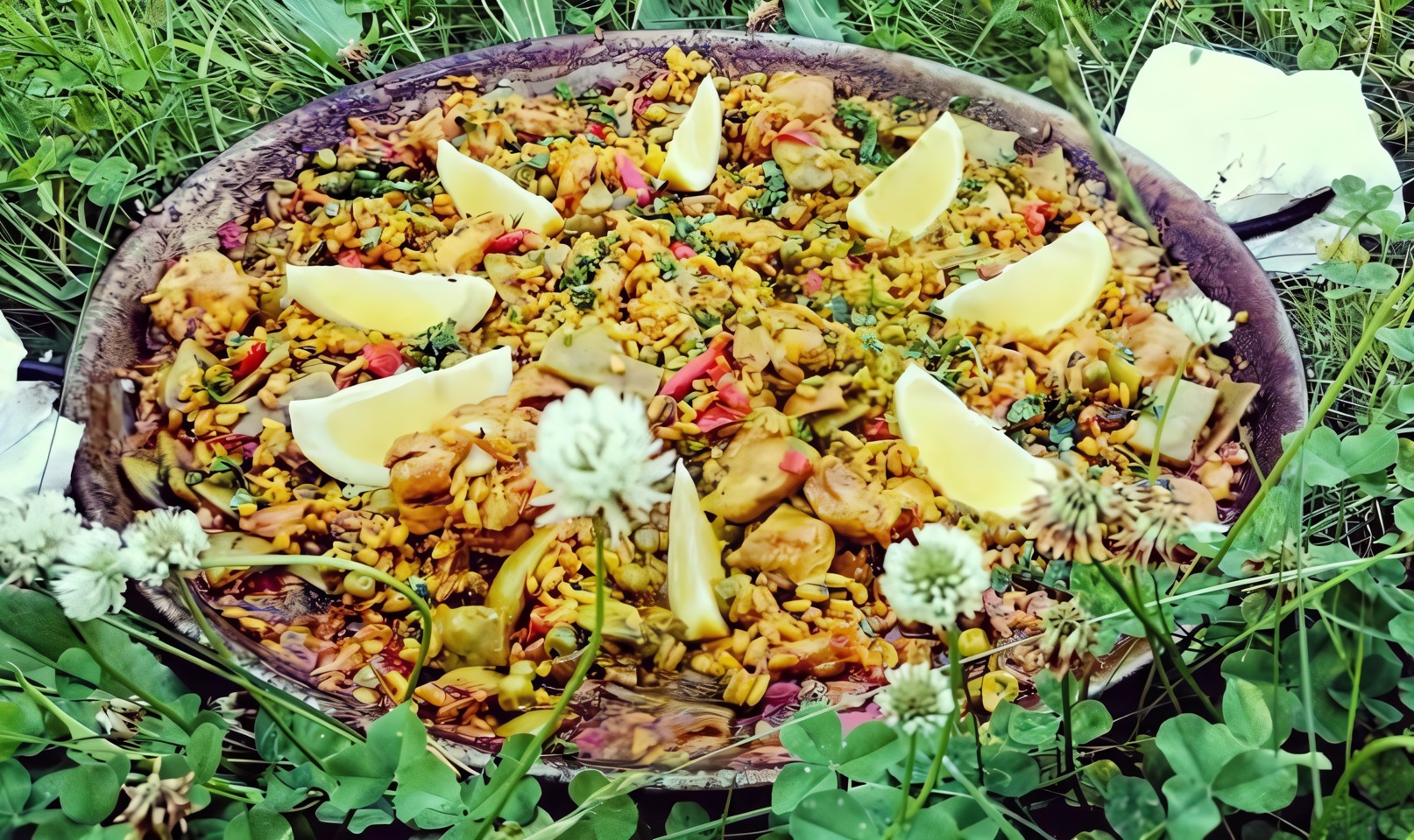Паэлья с курицей