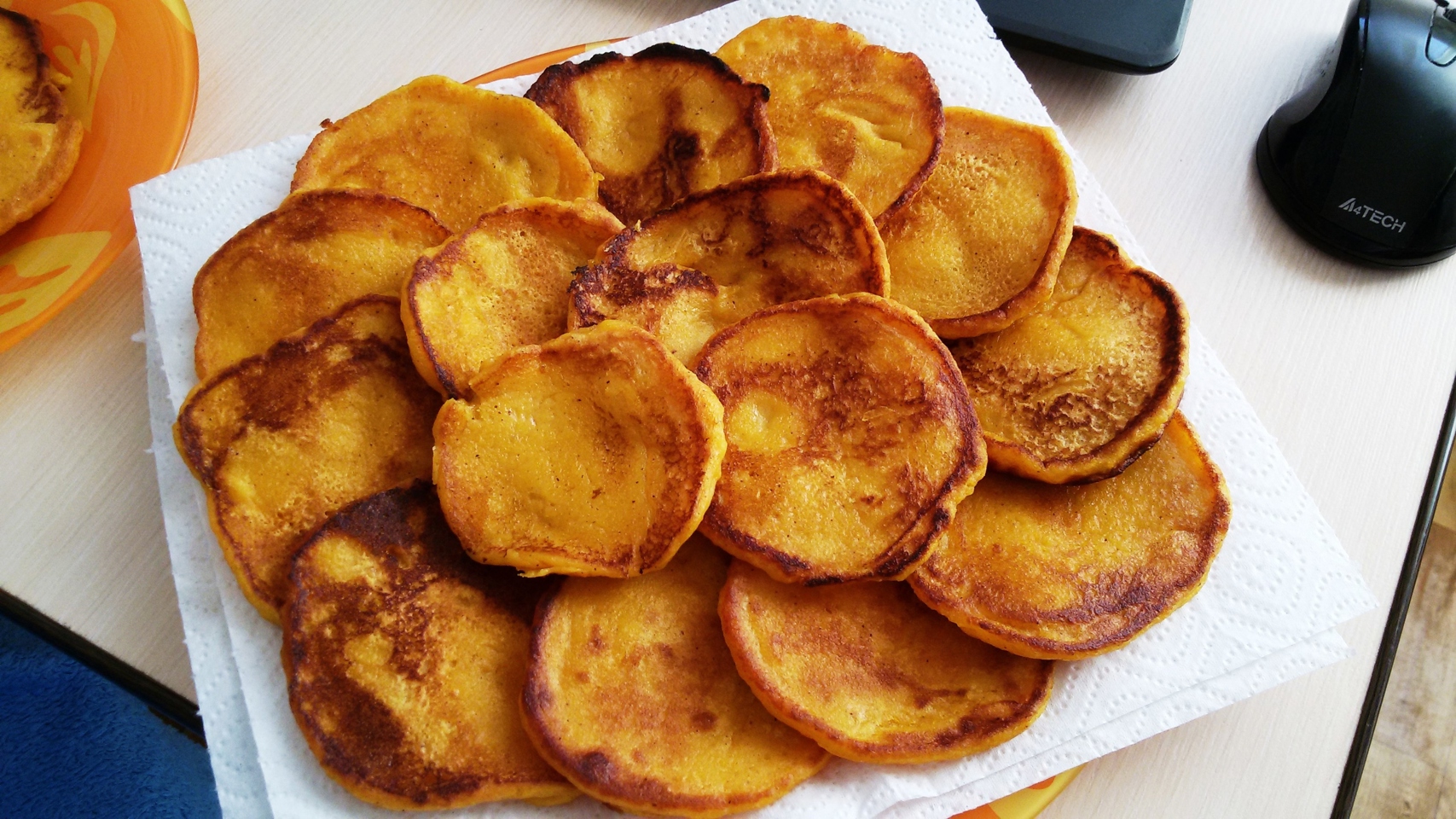 Панкейки с тыквой