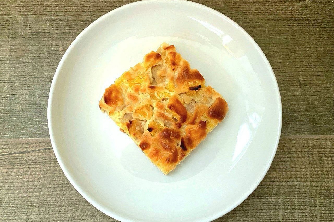 Пирог с яблоками и апельсинами