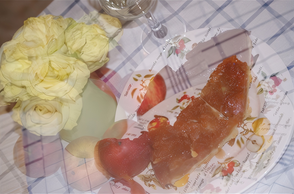 Пирог татен с яблоками и розмарином