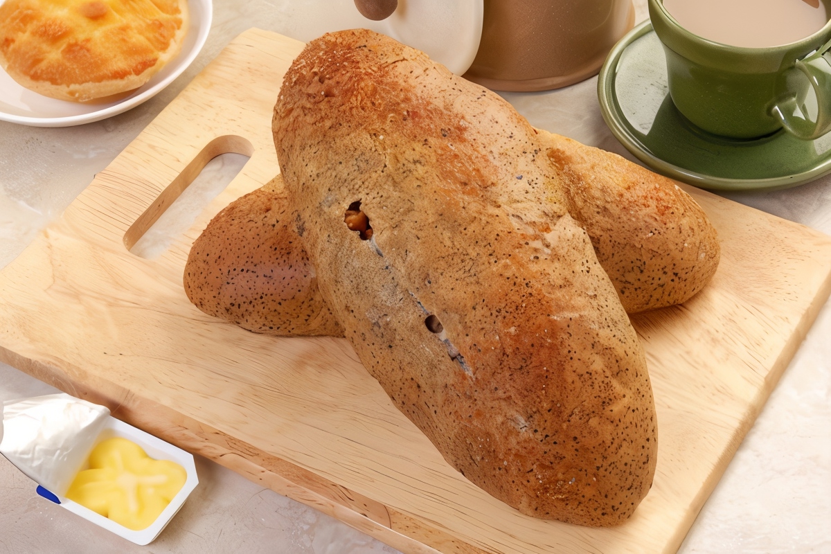 Постный хлеб с фундуком