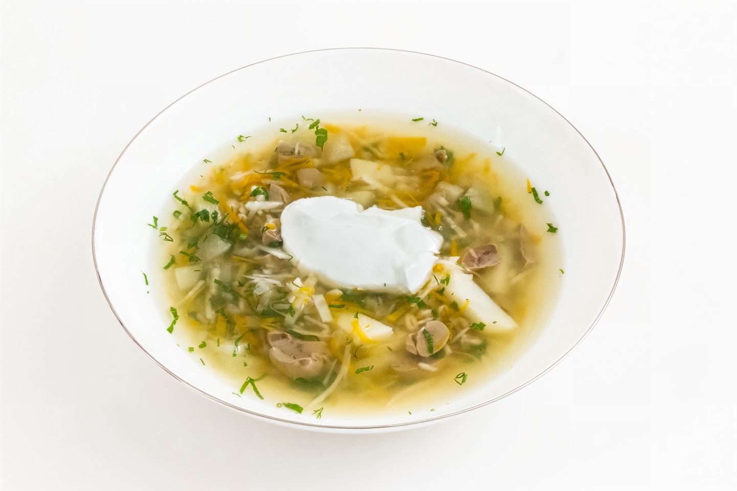 Рассольник с почками