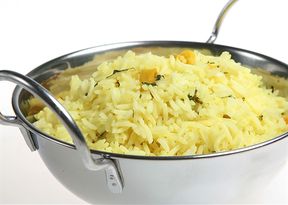 Рис с лимоном и мятой