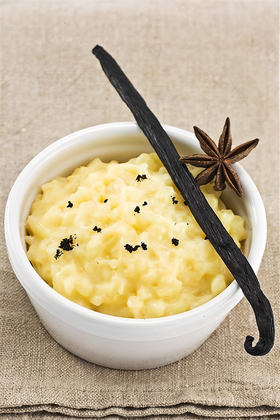 Рисовый пудинг с шафраном, кардамоном, орехами и изюмом