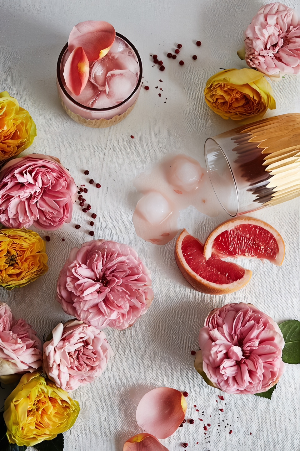 Розовый коктейль (Rose-infused)