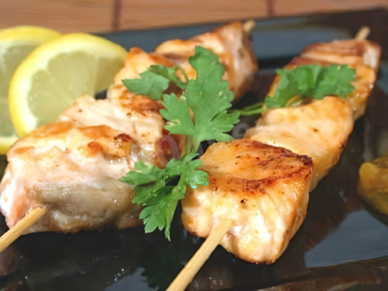 Рыбные шашлычки