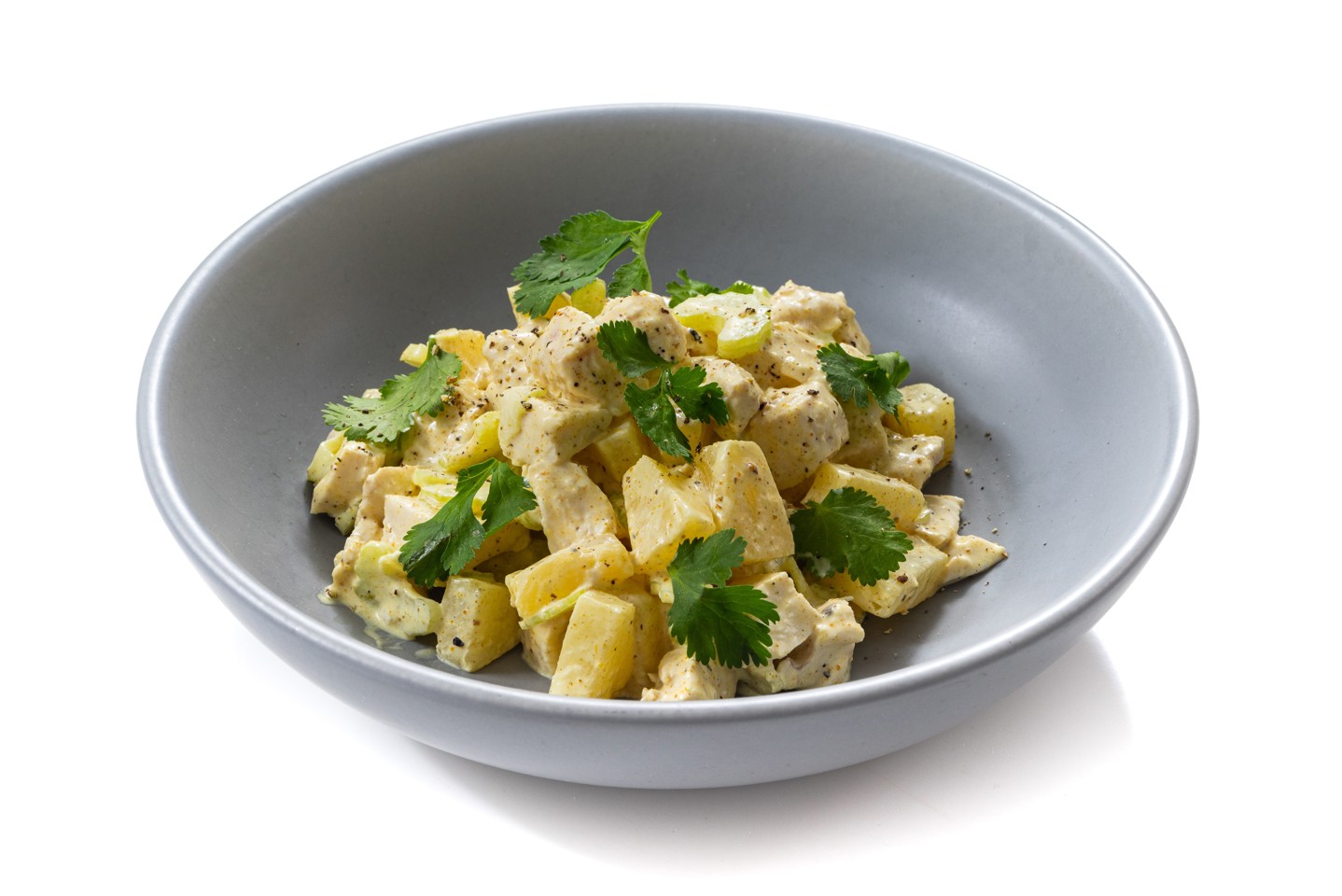 Салат из курицы с ананасом