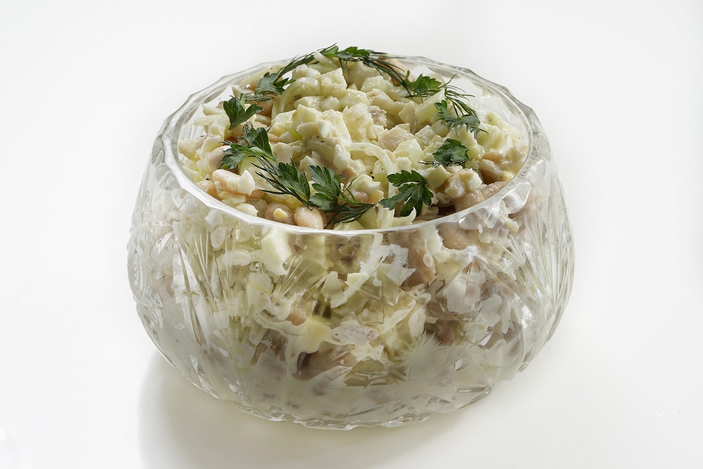 Салат с минтаем и яблоком