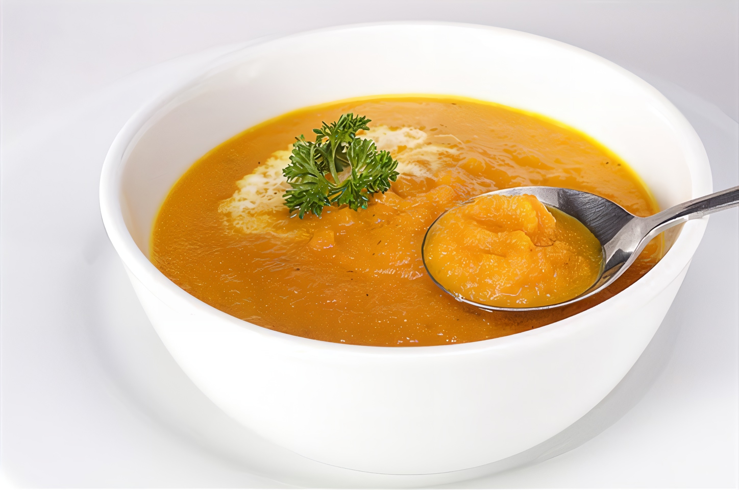 Суп из моркови и кориандра